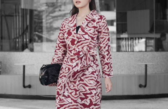 Batik Trusmi Batik Tulis 5D Premium - Outer Mega Mendung Lesti