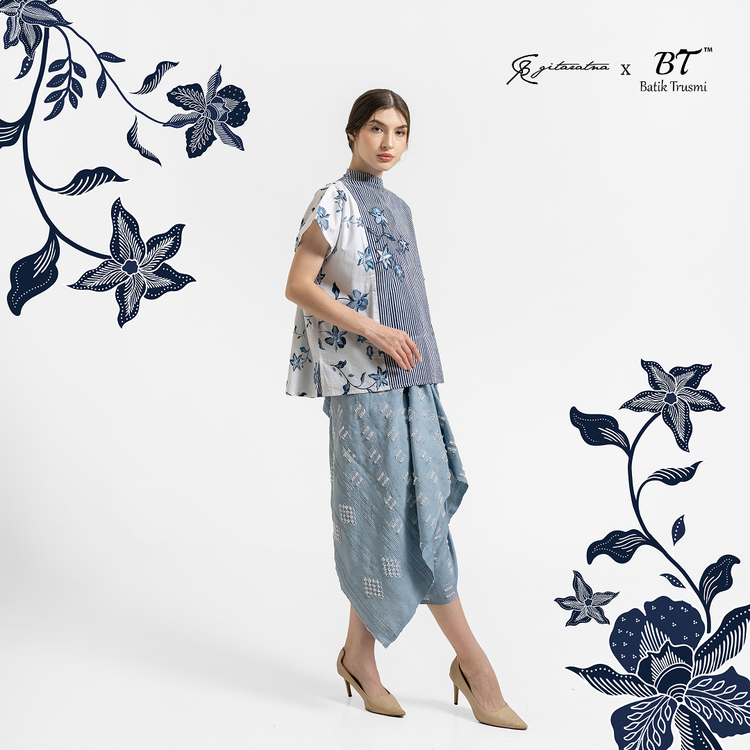 Batik Trusmi x Gitaratna Series - Outer Batik Puspa - Gambar 4