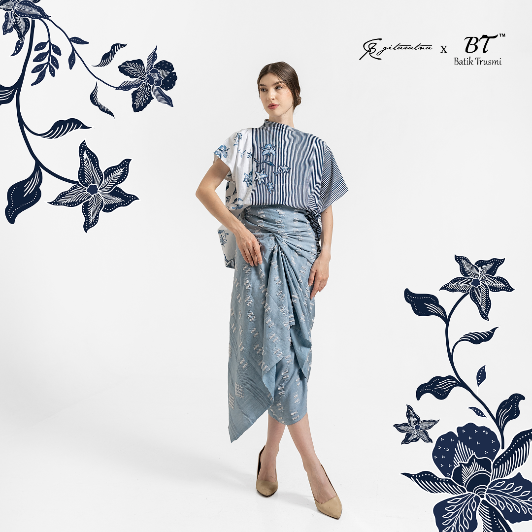 Batik Trusmi x Gitaratna Series - Outer Batik Puspa - Gambar 6