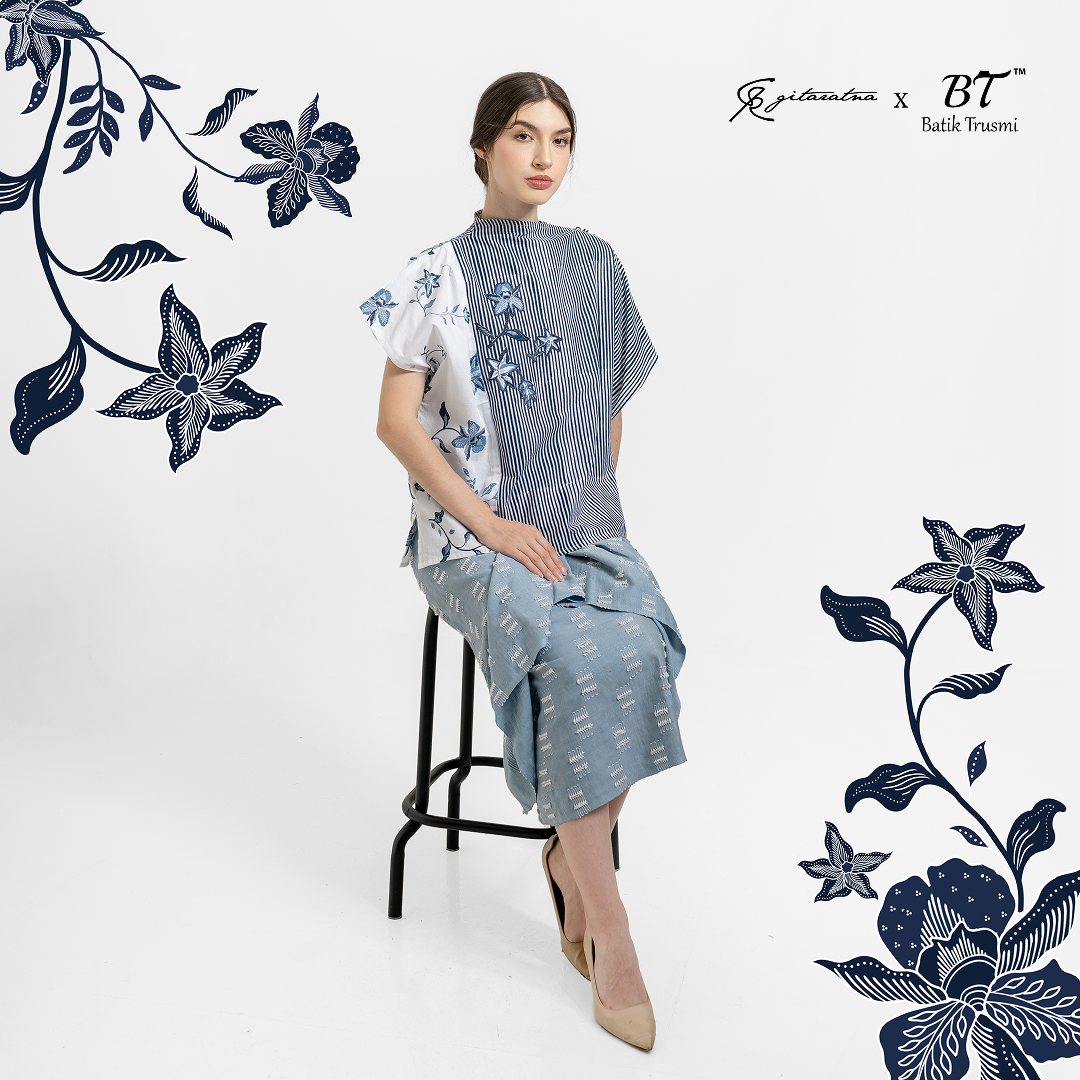 Batik Trusmi x Gitaratna Series - Outer Batik Puspa - Gambar 7