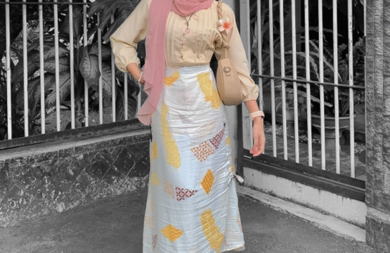 Batik Trusmi Rok Batik Model Serut Kuning MJ