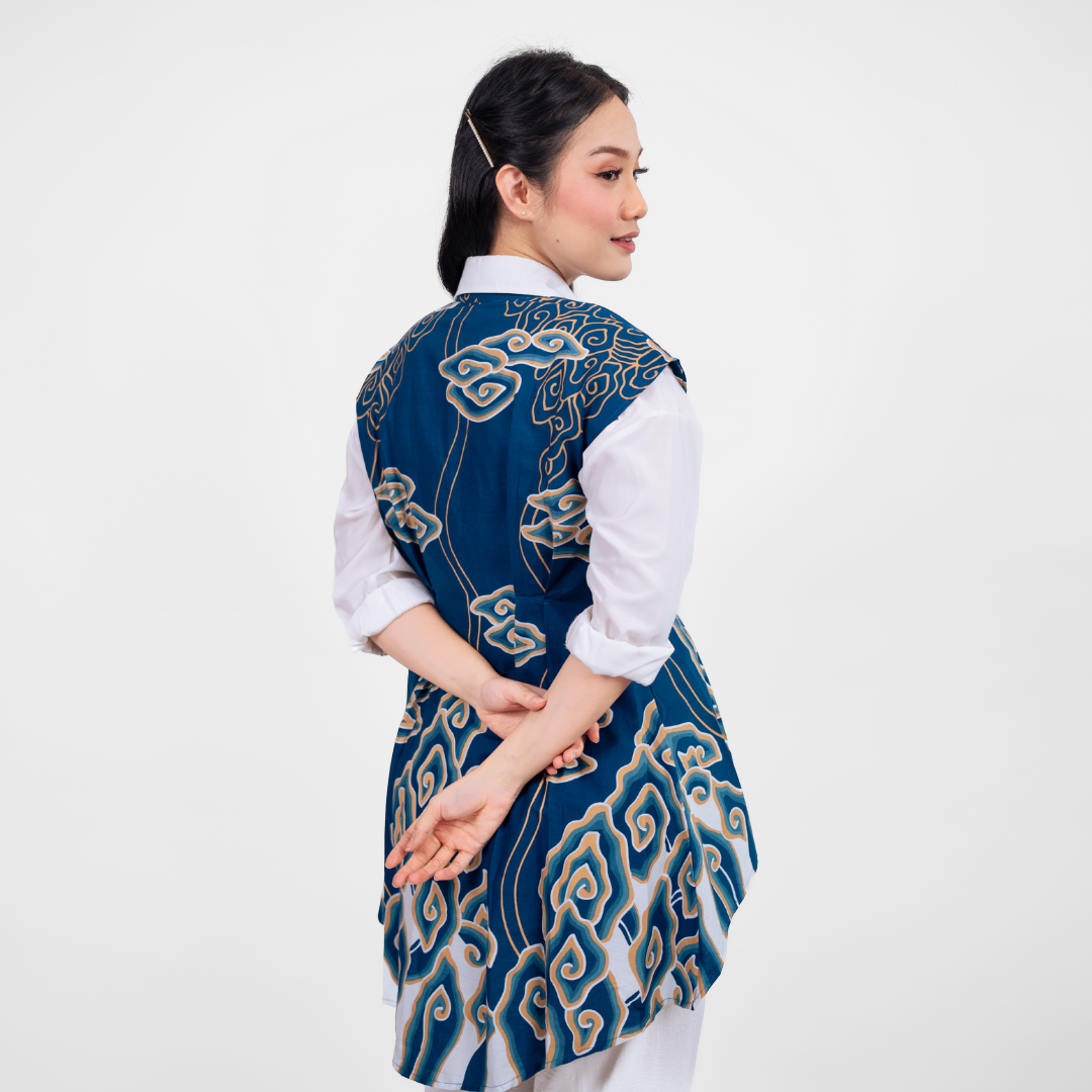 Batik Trusmi Batik Mega Mendung - Outer Linzhi - Gambar 3