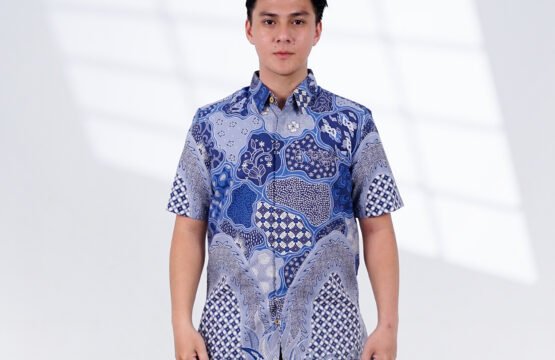 Batik Trusmi Hem Biru MUN 21289
