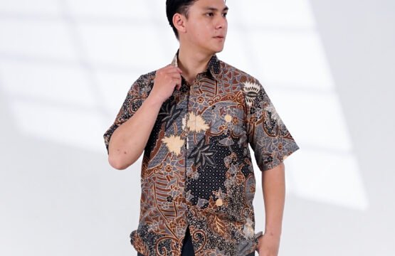 Batik Trusmi Hem Motif Kombinasi Sari Ayu BUL