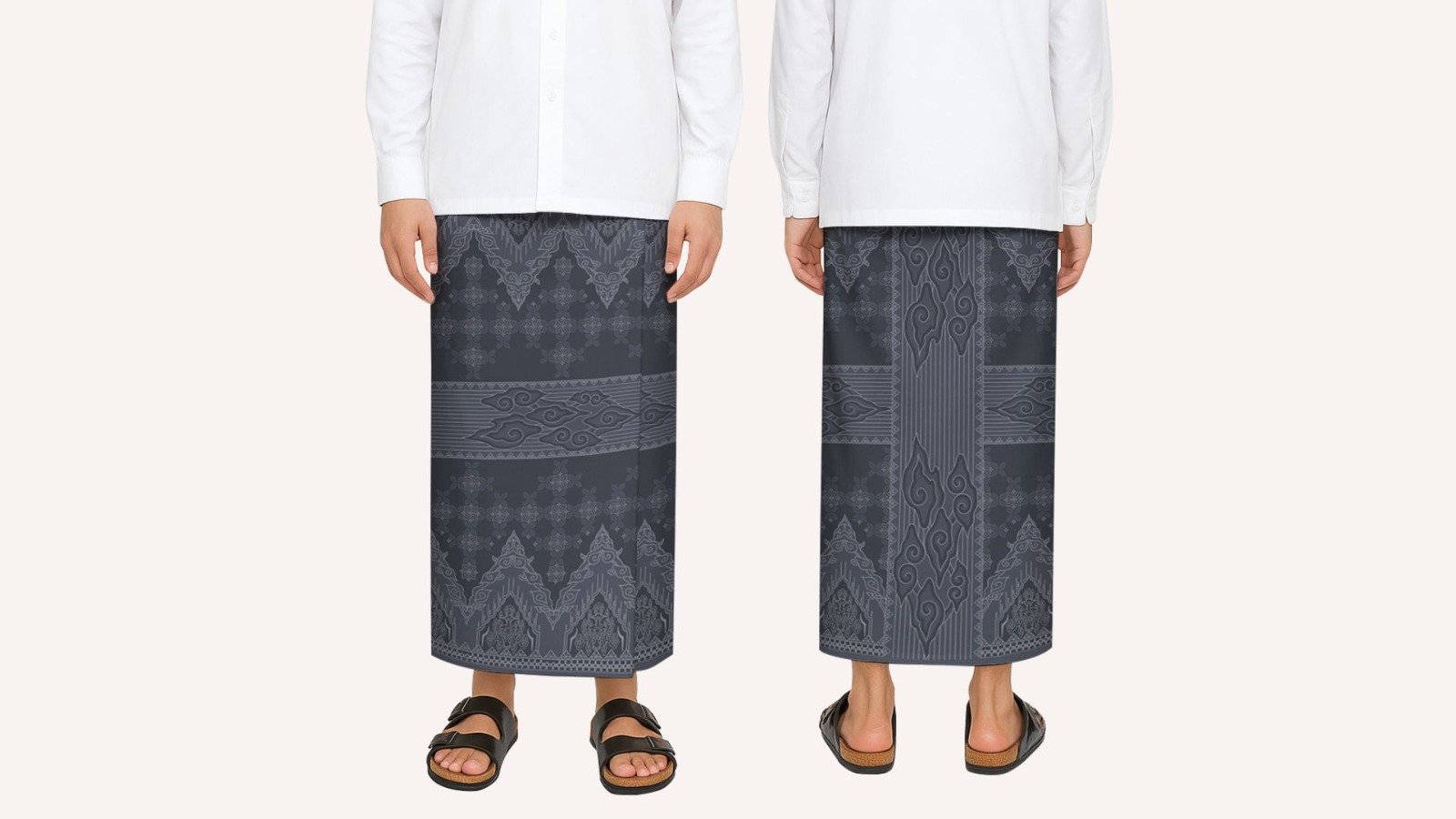 Batik Trusmi Sarung Batik Motif Mega Mendung Meka Tenn HBT - Gambar 3