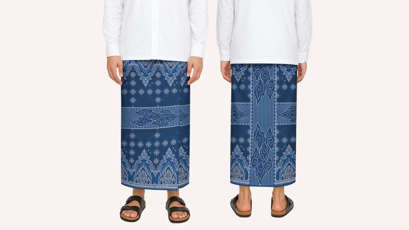 Batik Trusmi Sarung Batik Motif Mega Mendung Meka Tenn HBT - Gambar 2