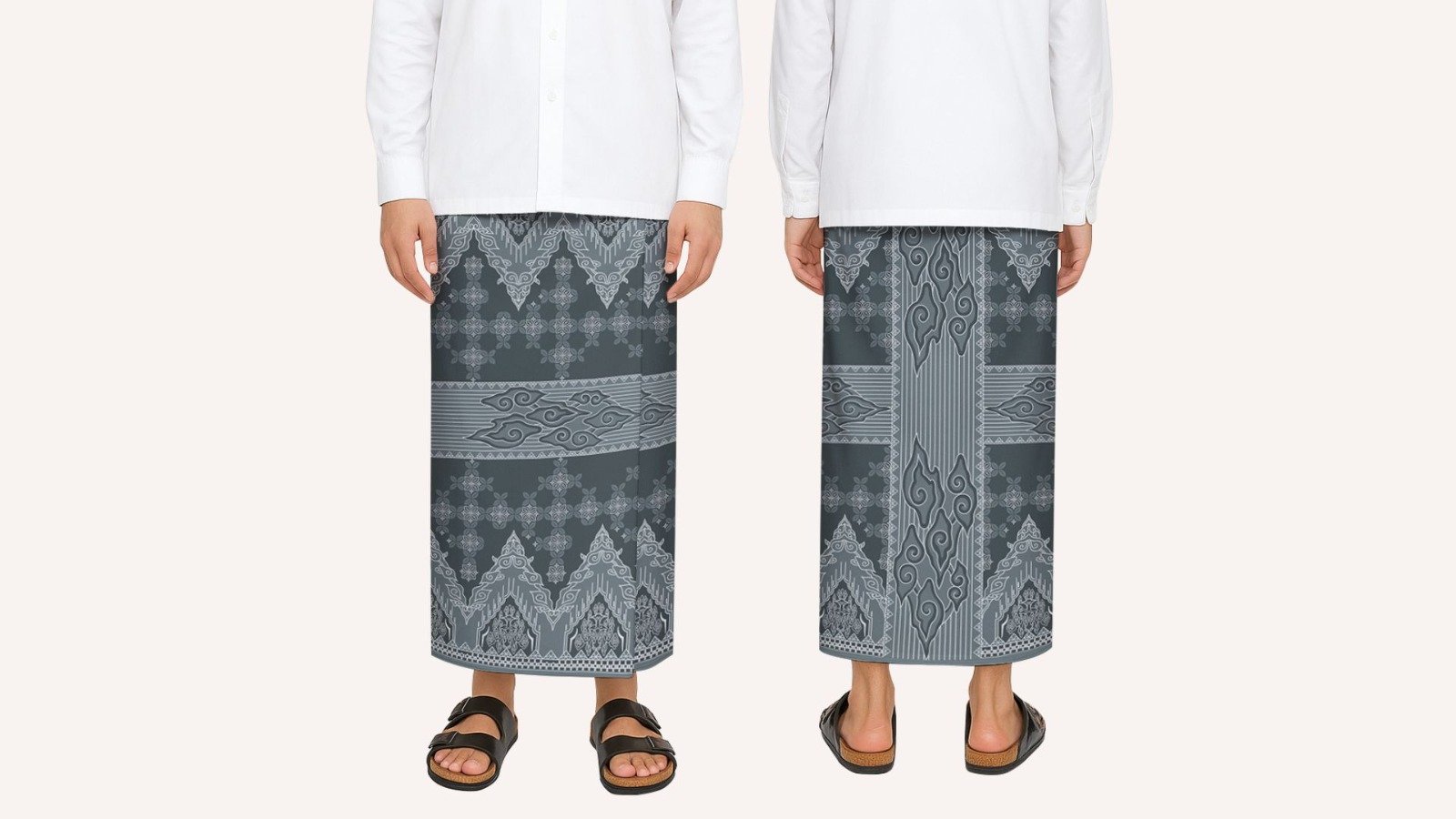 Batik Trusmi Sarung Batik Motif Mega Mendung Meka Tenn HBT - Gambar 4