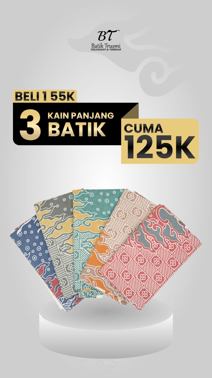 Batik Trusmi Motif Kombinasi Mega Mendung Kain Batik SJJR ALS – Beli 3 Lebih Murah (salin)