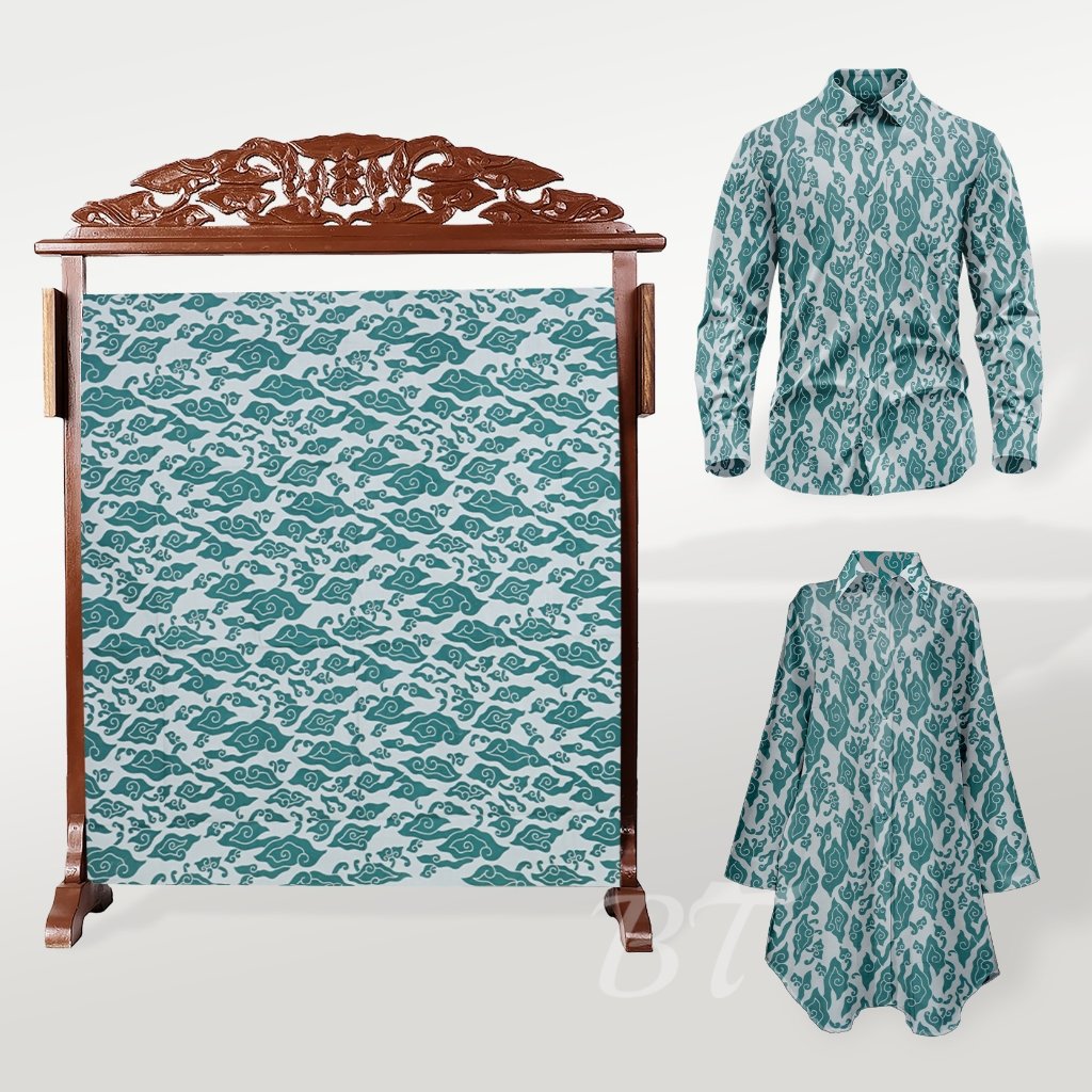 Batik Trusmi Motif Mega Mendung Kain Campur ALS – Beli 3 Lebih Murah - Gambar 9