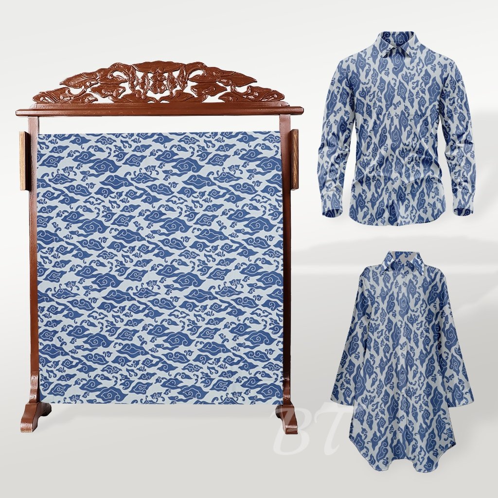 Batik Trusmi Motif Mega Mendung Kain Campur ALS – Beli 3 Lebih Murah - Gambar 8