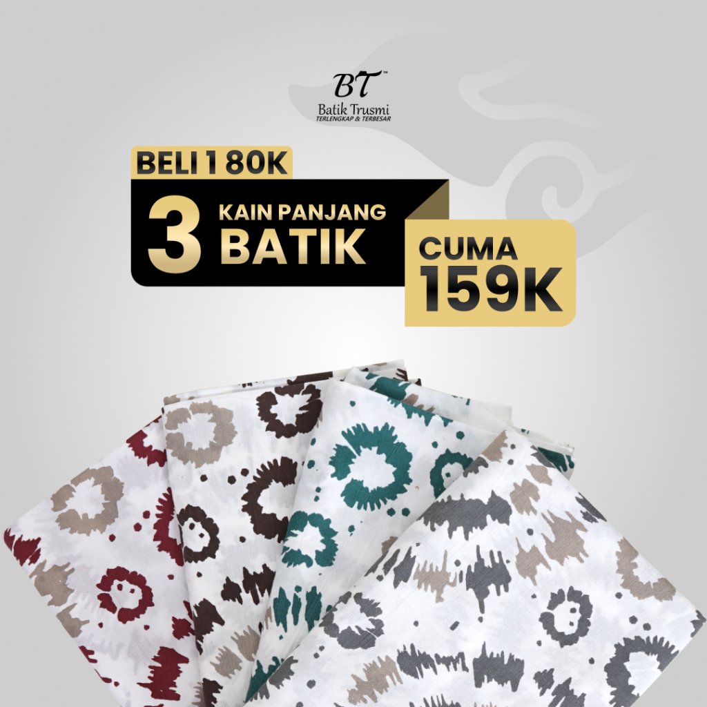 Batik Trusmi Kain Batik Motif Kombinasi Cibori ALS – Beli 3 Lebih Murah