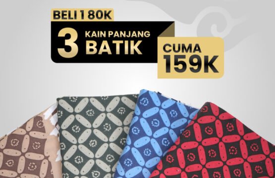 Batik Trusmi Kain Batik Panjang RG Seno Kawung ALS – Beli 3 Lebih Murah