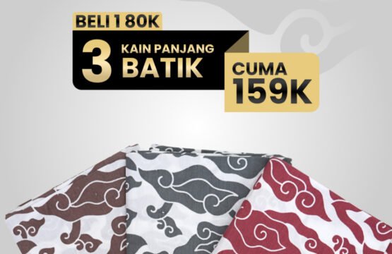 Batik Trusmi Motif Mega Mendung Kain Campur ALS – Beli 3 Lebih Murah
