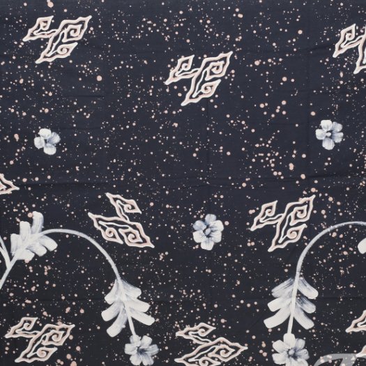 Batik Trusmi Kain Panjang Batik Cap - Katun Mega Mendung Ciprat LKS Tratai Cokelat DK - Gambar 2