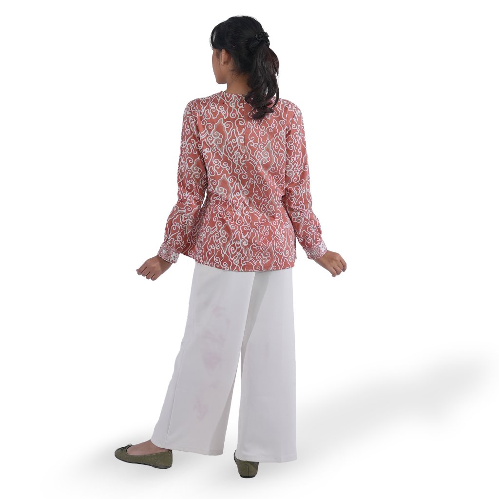 Batik Trusmi Motif Mega Mendung - Blouse Batik Zuoyi Salem - Gambar 8