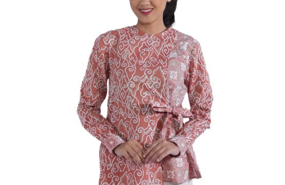 Blouse Batik Wanita Motif Mega Mendung Zuoyi Salem