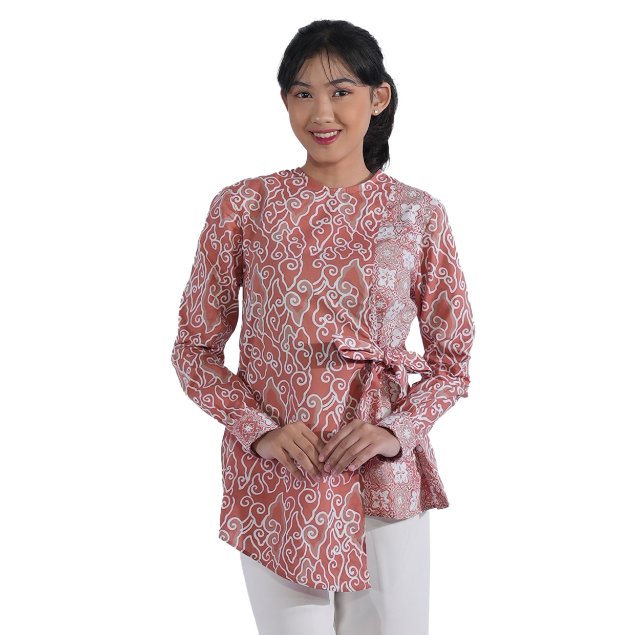 Batik Trusmi Motif Mega Mendung - Blouse Batik Zuoyi Salem
