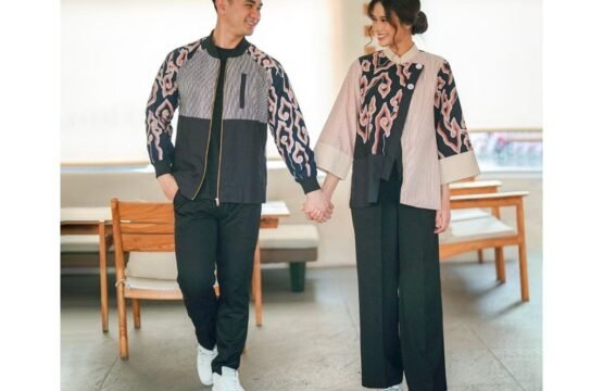 Batik Trusmi Set Couple Motif Mega Mendung - Batik Tulis Eksklusif Premium Hitam