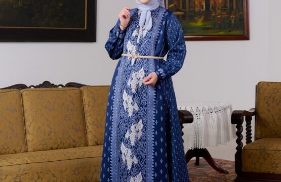 Batik Trusmi X Nobby X Tya Ariestya Byanaka - Dress Sarimbit Series Bahan Ayesha Silk Premium