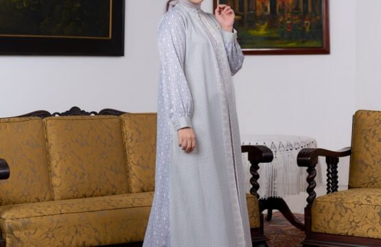 Batik Trusmi x Nobby Arumya Dress Gamis - Bahan Soft Heavy Silk Gamis Raya Series