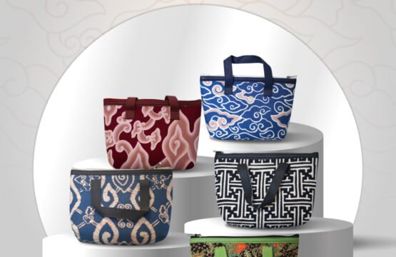 Batik Trusmi Dompet Batik Jingga MO