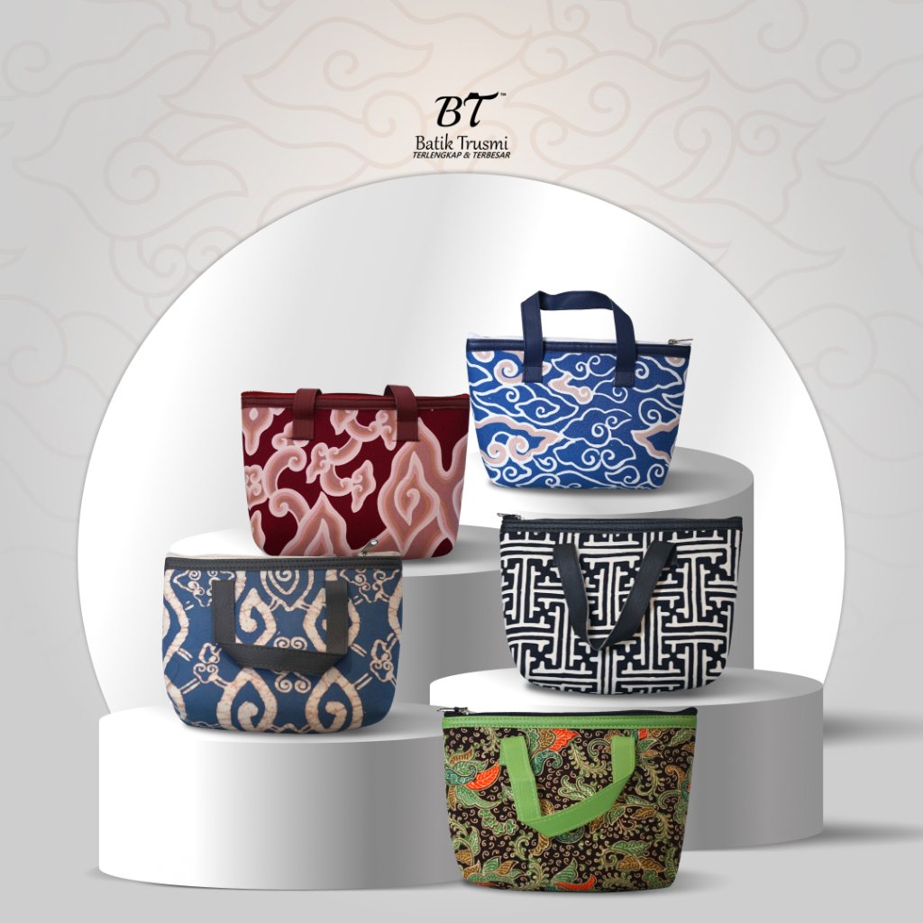 Batik Trusmi Dompet Batik Jingga MO