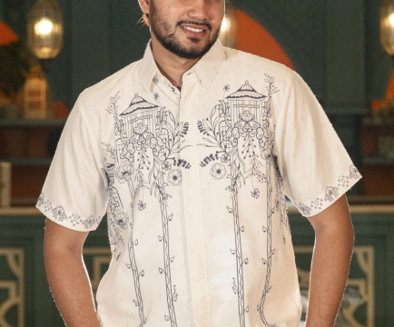 Kemeja Batik Putih - Sahasya Ranum