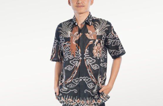 Kemeja Batik Pria Motif Mega Mendung Jumbo Tara CKT