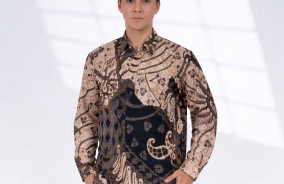 Kemeja Batik Pria Motif Kaliwungu Coklat BUL